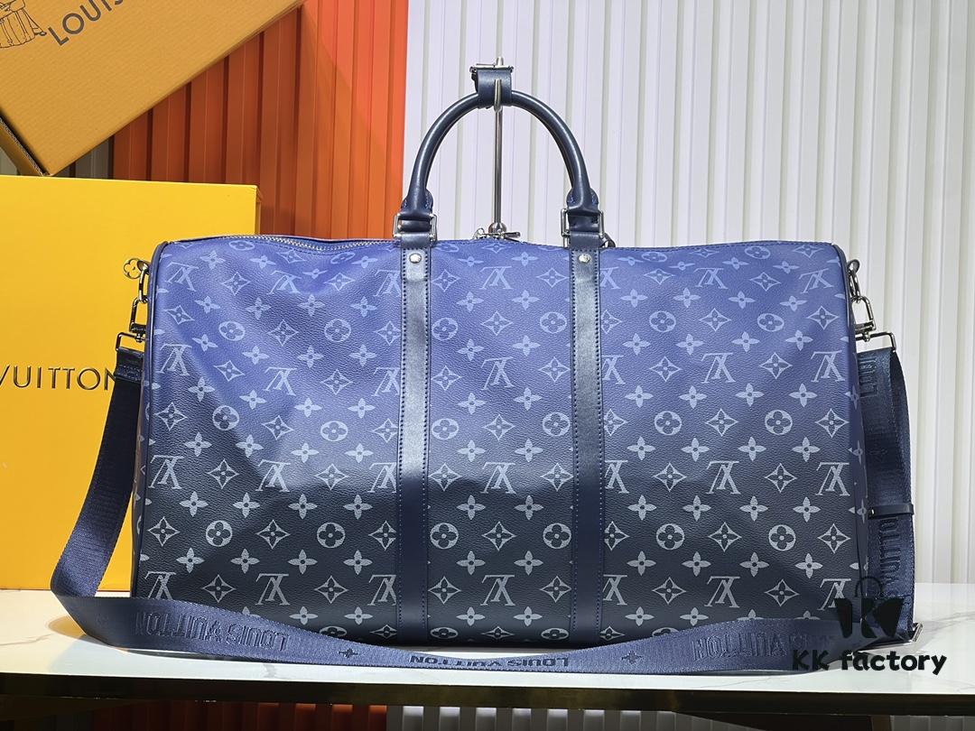 693066486e68136f4d9a4806 Louis Vuitton LV 24FW New Monogram Black Ombré Blue Green Gradient Series Messenger Bag Montsouris Crossbody Bag Keepall 55 Travel Bag Multiple Classic Styles