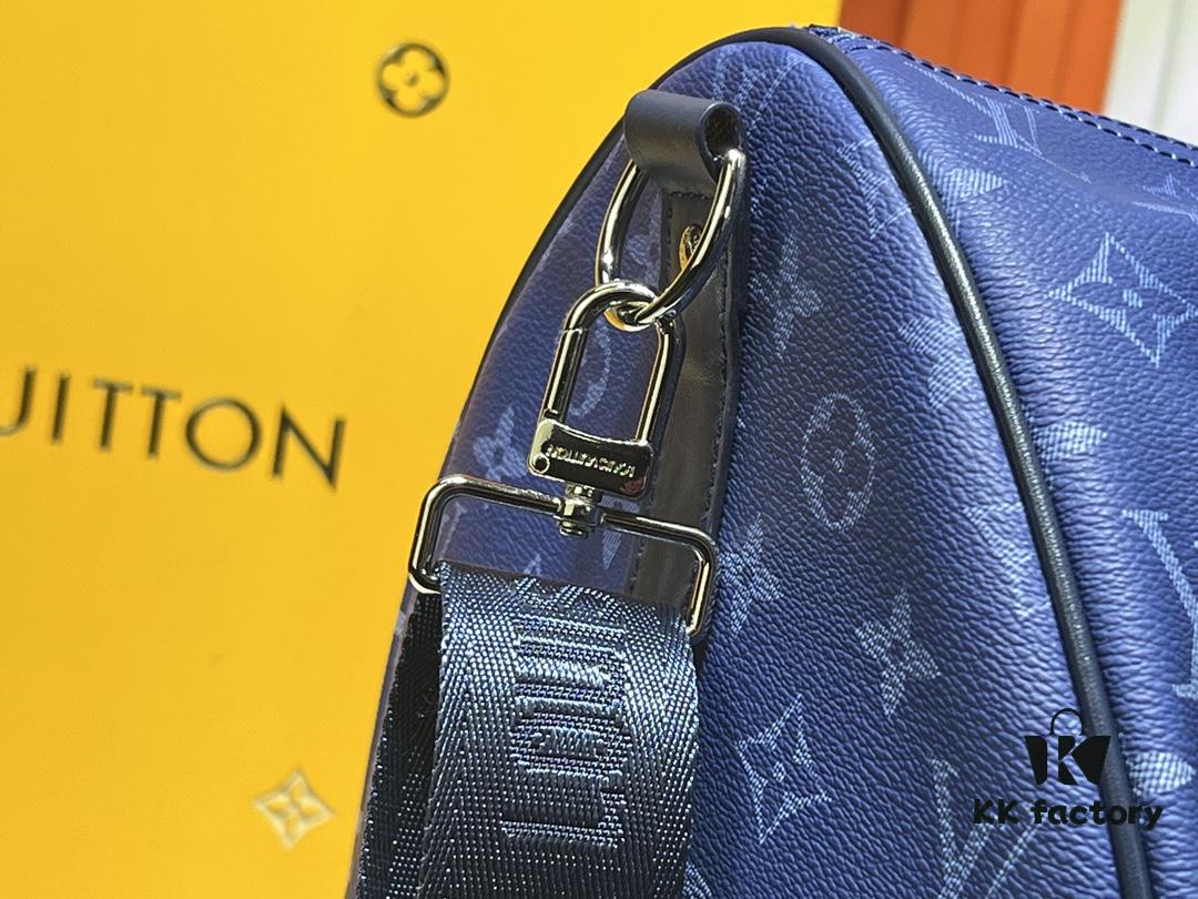 693066496e68136f4d9a4807 Louis Vuitton LV 24FW New Monogram Black Ombré Blue Green Gradient Series Messenger Bag Montsouris Crossbody Bag Keepall 55 Travel Bag Multiple Classic Styles