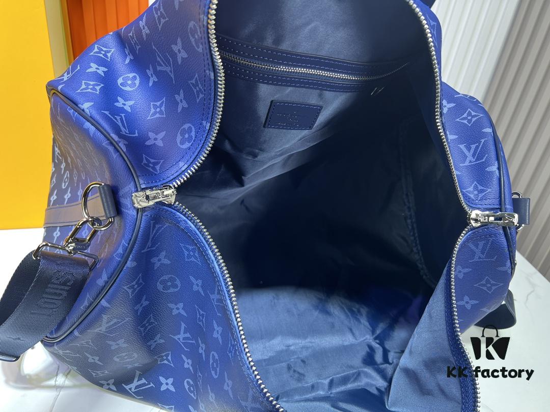693066496e68136f4d9a4808 Louis Vuitton LV 24FW New Monogram Black Ombré Blue Green Gradient Series Messenger Bag Montsouris Crossbody Bag Keepall 55 Travel Bag Multiple Classic Styles