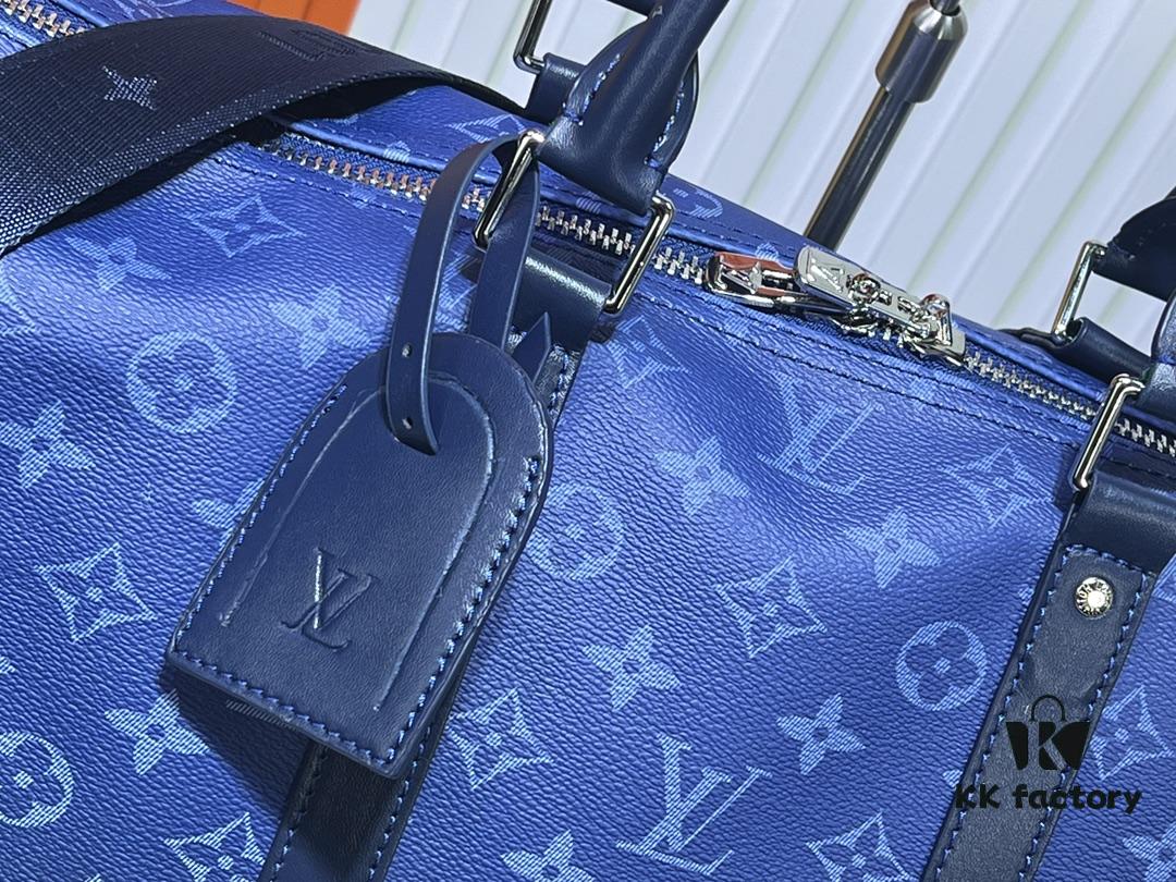 6930664b6e68136f4d9a480e Louis Vuitton LV 24FW New Monogram Black Ombré Blue Green Gradient Series Messenger Bag Montsouris Crossbody Bag Keepall 55 Travel Bag Multiple Classic Styles
