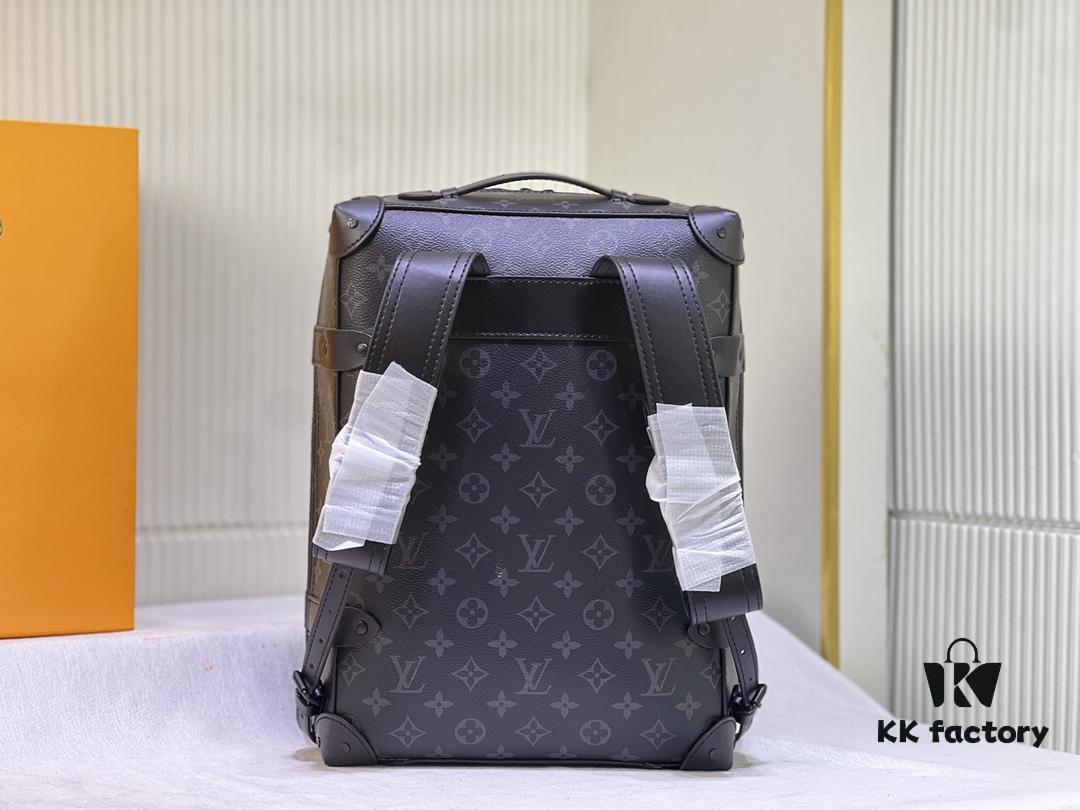 693066596e68136f4d9a4827 Upgraded Vintage Trunk Bag 44752, Old Flower, Black Flower, Black Check, Classic LV Trunk Bag