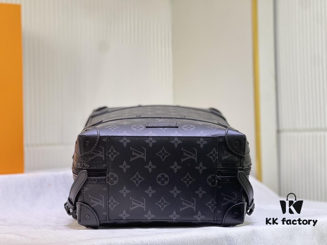 693066596e68136f4d9a4828 Upgraded Vintage Trunk Bag 44752, Old Flower, Black Flower, Black Check, Classic LV Trunk Bag