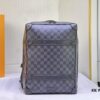 6930665b6e68136f4d9a482c Upgraded Version Vintage Trunk Bag 44752 LV Classic Monogram Pattern in Old Gold, Black Flower, Black Check Design