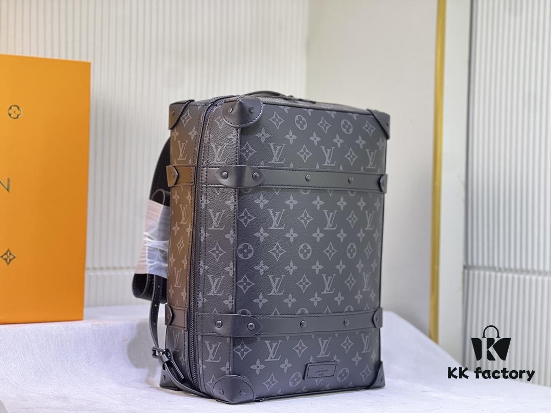 6930665e6e68136f4d9a4831 Upgraded Vintage Trunk Bag 44752, Old Flower, Black Flower, Black Check, Classic LV Trunk Bag