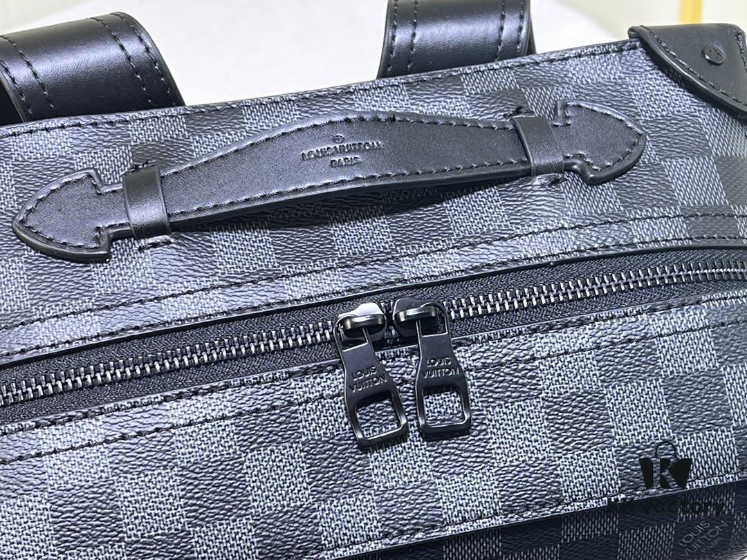6930665e6e68136f4d9a4834 Upgraded Version Vintage Trunk Bag 44752 LV Classic Monogram Pattern in Old Gold, Black Flower, Black Check Design