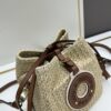 693066726e68136f4d9a4855 New Small LV NOE PURSE Bucket Bag in Raffia Leather