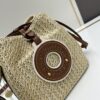 693066736e68136f4d9a4859 New Small LV NOE PURSE Bucket Bag in Raffia Leather