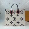 Upgraded Original Version: LV CRAFTY ONTHEGO Large Tote Bag [Authentic Woven Handle Strap], New Arrival Model M45373, 45372
