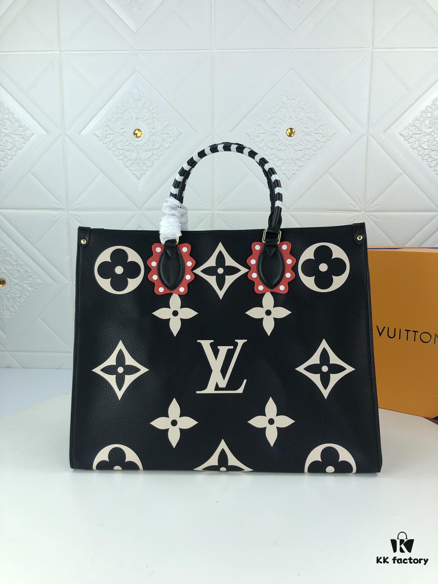 693066b26e68136f4d9a48d1 LV CRAFTY ONTHEGO Large Tote Bag M45373, 45372 – Upgraded Original Version with Braided Handle Strap