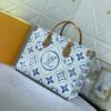 693066bb6e68136f4d9a48df Upgraded Original M11262 M45495 M44571 OnTheGo Medium Tote Bag in Monogram Tiles Canvas with Watercolor Effect