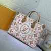 693066c06e68136f4d9a48e6 Upgraded Original M11262 M45495 M44571 OnTheGo Medium Tote Bag in Monogram Tiles Canvas with Watercolor Monogram Pattern
