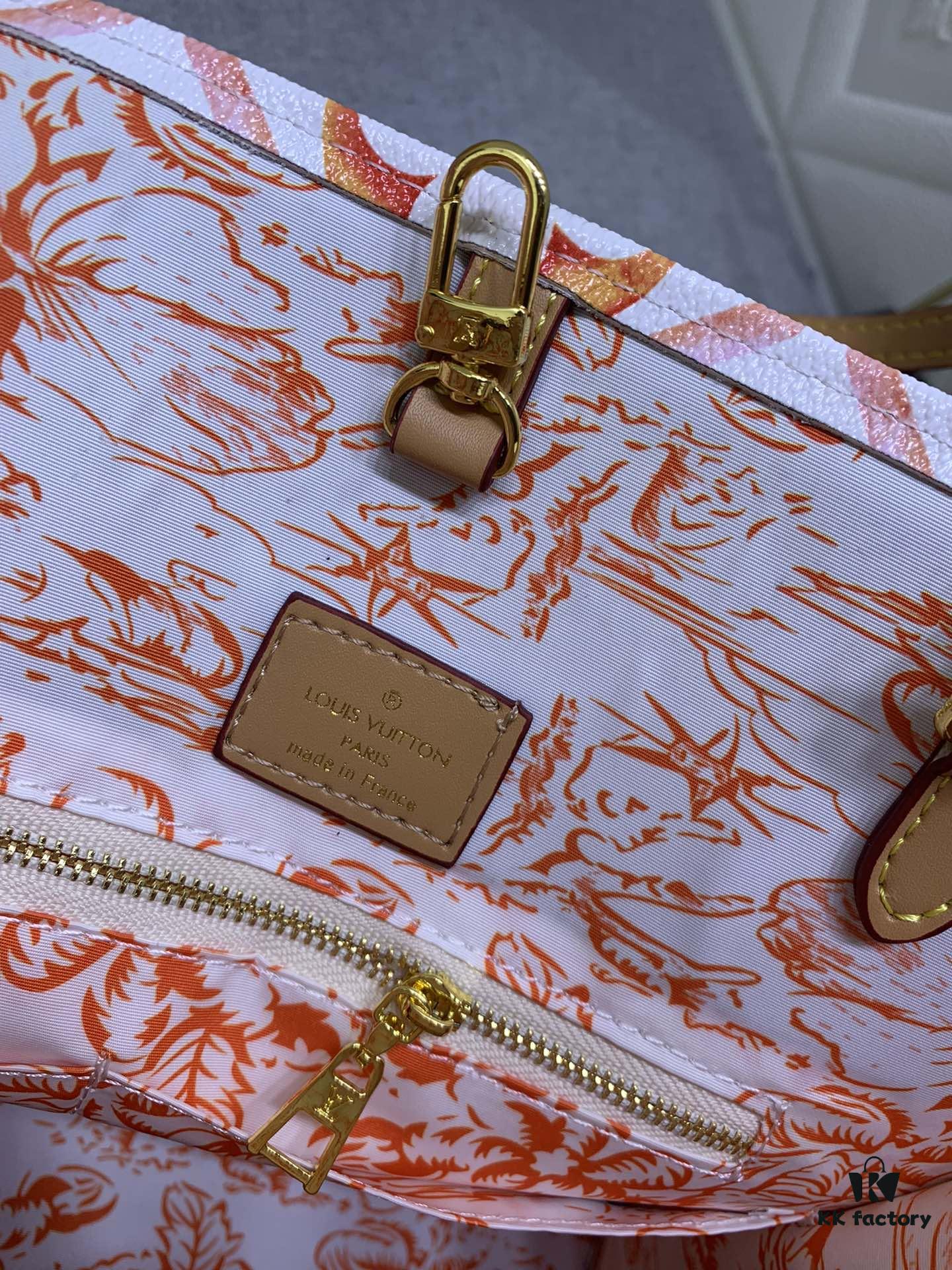 693066c26e68136f4d9a48ec Upgraded Original M11262 M45495 M44571 OnTheGo Medium Tote Bag in Monogram Tiles Canvas with Watercolor Monogram Pattern