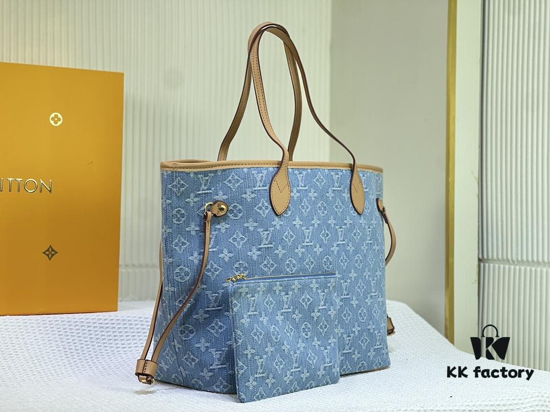 693066ce6e68136f4d9a4901 NEVERFULL Medium Handbag M45684 M45686 M40995 Denim Tote MM