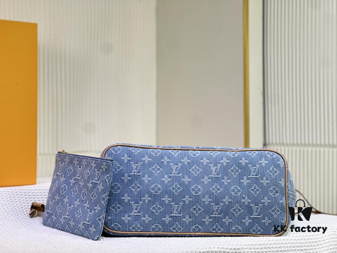 693066d26e68136f4d9a4907 NEVERFULL Medium Handbag M45684 M45686 M40995 Denim Tote MM
