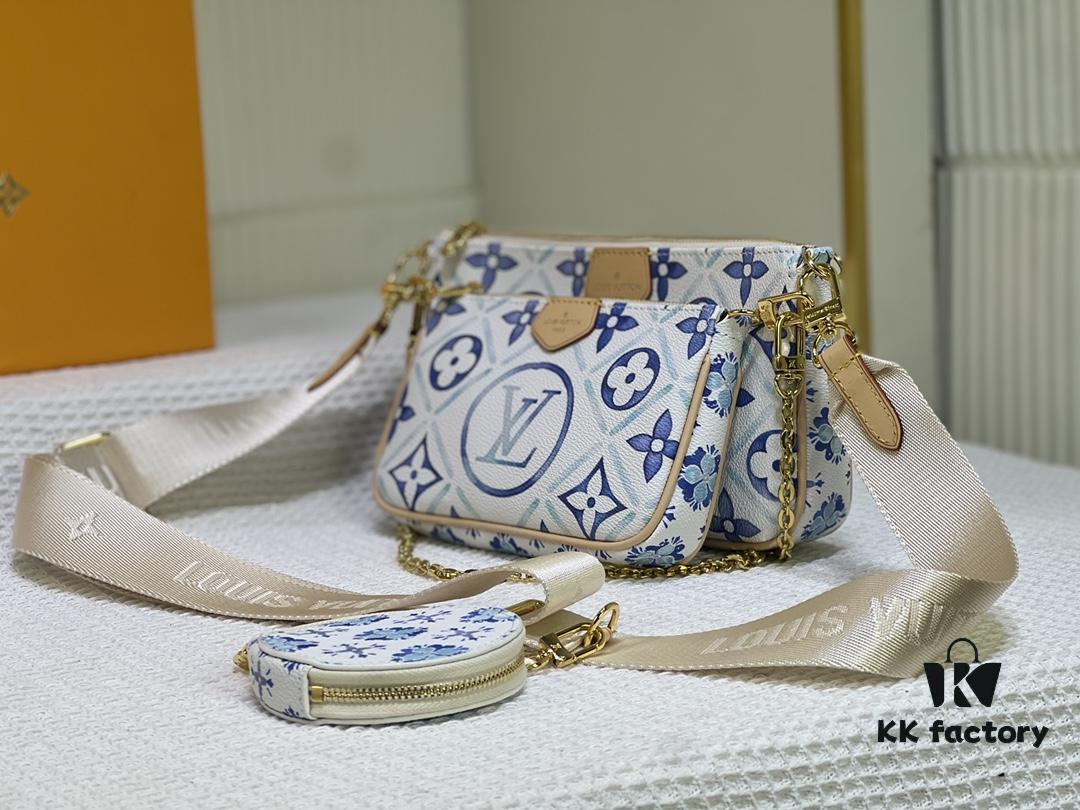 693066d36e68136f4d9a490a Upgraded M44823 M25374 Blue Five-in-One Mahjong Bag Collection Seasonal New Multi Pochette Accessoires Xph Handbag
