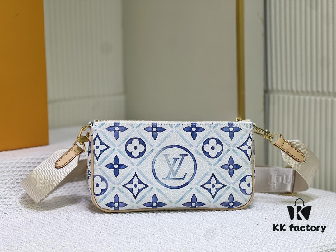 693066d46e68136f4d9a490b Upgraded M44823 M25374 Blue Five-in-One Mahjong Bag Collection Seasonal New Multi Pochette Accessoires Xph Handbag