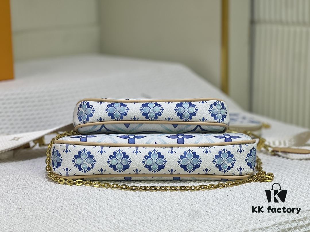 693066d66e68136f4d9a490d Upgraded M44823 M25374 Blue Five-in-One Mahjong Bag Collection Seasonal New Multi Pochette Accessoires Xph Handbag