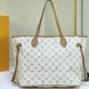 693066f76e68136f4d9a4947 M45684 M45685 M40995 Tote MM Handbag with Monogram Stripe in Cream and Pink Background