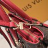 Exclusive Real Shot - Upgraded Version ‼️ LV Monogram with Leather Trim Handheld, Shoulder & Crossbody Bag Model 58188 with Long Strap, 2022 New Fashion Women's Bag, Monogram Genuine Leather Strap Tote with Large Capacity [Strong], Size 33-22-16cm