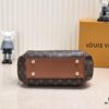 Exclusive Real Shot - Upgraded Version ‼️ LV Monogram with Leather Trim Tote Shoulder Crossbody Bag Model 58188, Includes Long Strap, 2022 New Fashion Women's Bag, Monogram Pattern with Genuine Leather Strap, Large Capacity [Strong], Size 33-22-16cm