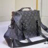 6930676a6e68136f4d9a4a08 M46972 Monogram and Black Flower - LV Trail Messenger Bag