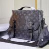 6930676a6e68136f4d9a4a0a M46972 Monogram and Black Flower - LV Trail Messenger Bag