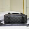 6930676a6e68136f4d9a4a0b M46972 Monogram and Black Flower - LV Trail Messenger Bag