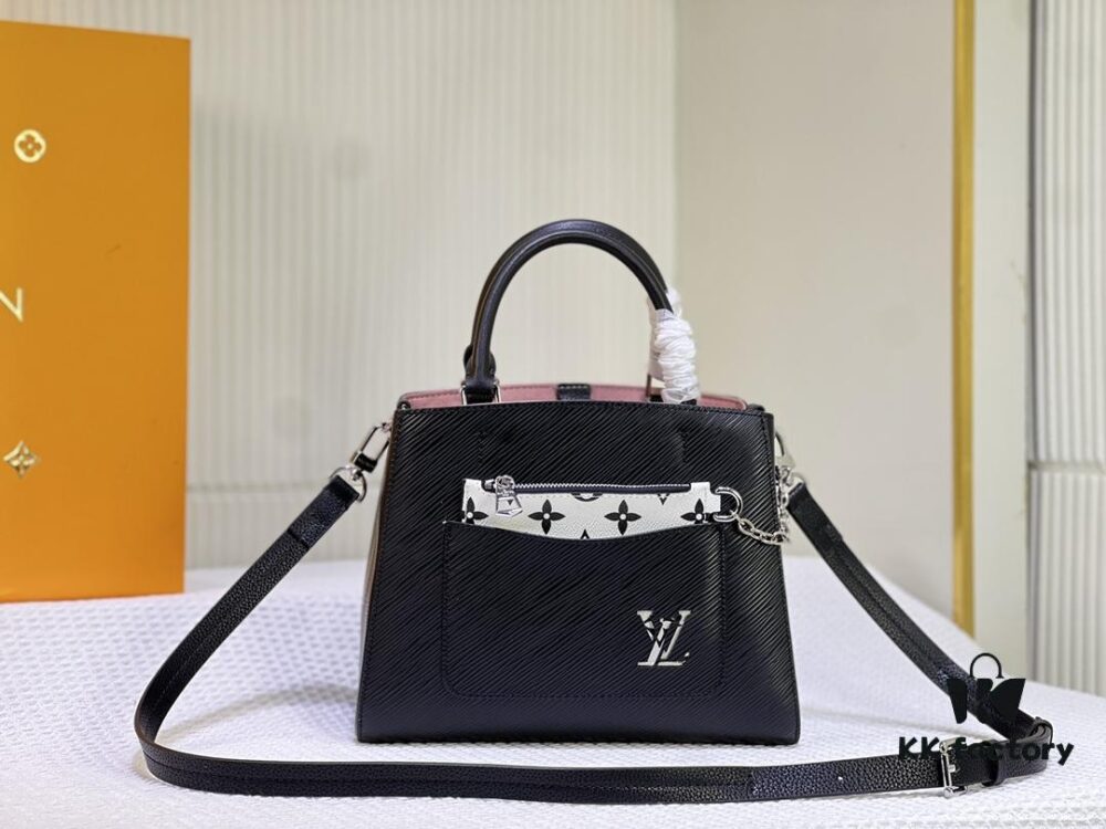 Small Marelle Tote Bag in Epi Grained Leather