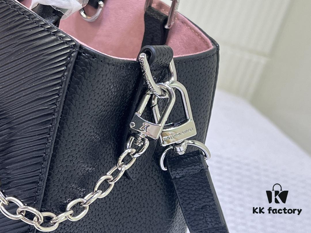 Small Marelle Tote Bag in Epi Grained Leather