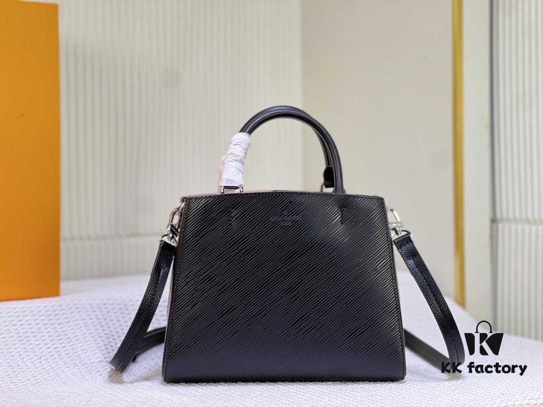 Small Marelle Tote Bag in Epi Grained Leather