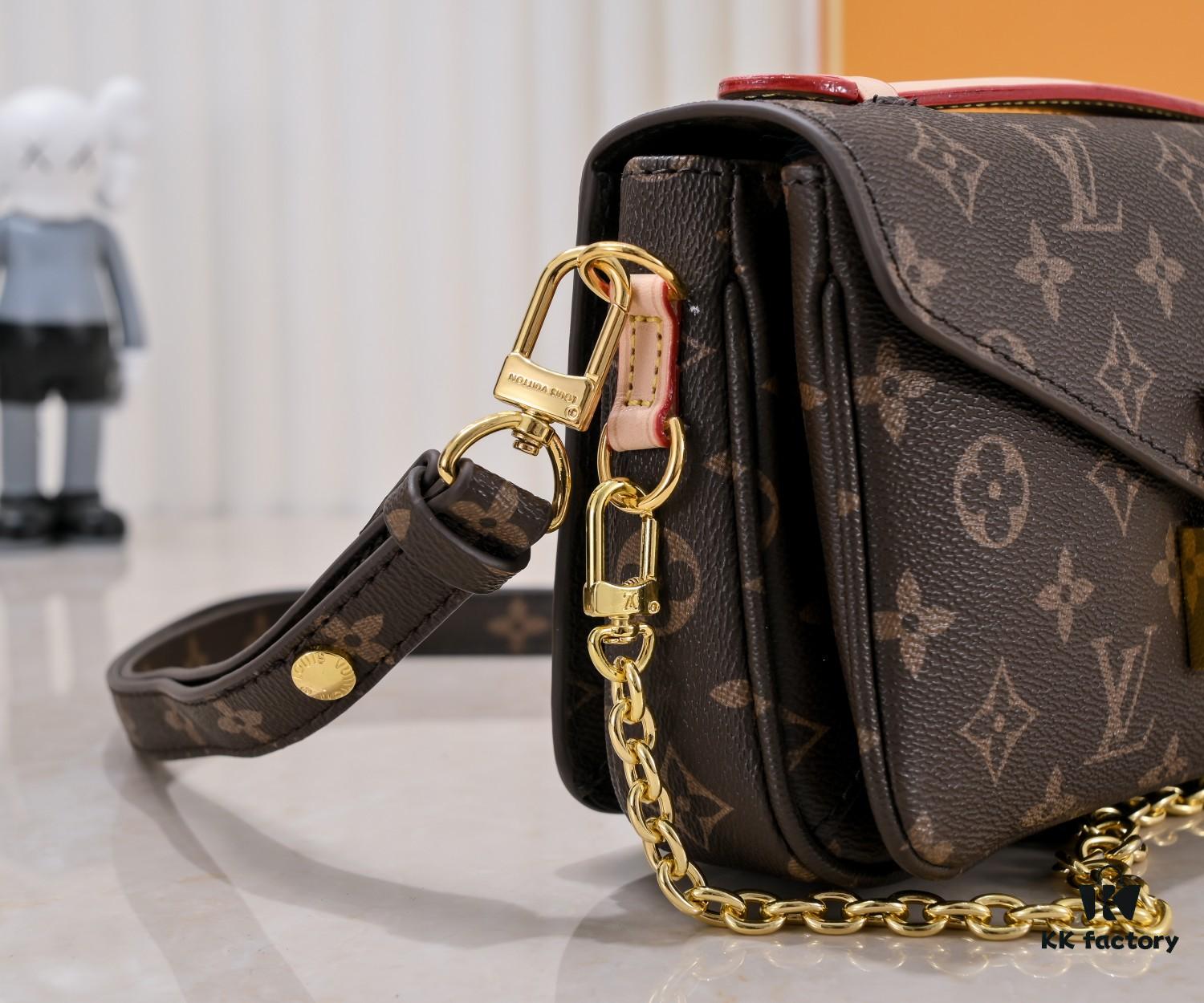 Exclusive Real Shot - Upgraded Version ‼️ M46279 Monogram, Yellow Flower | LV Sling Bag Mini East West Métis Handbag
