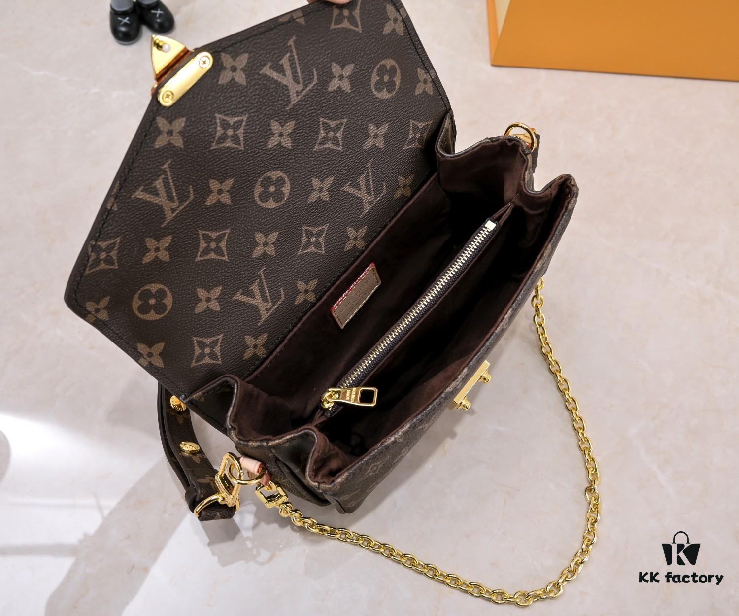 Exclusive Real Shot - Upgraded Version ‼️ M46279 Monogram, Yellow Flower | LV Sling Bag Mini East West Métis Handbag
