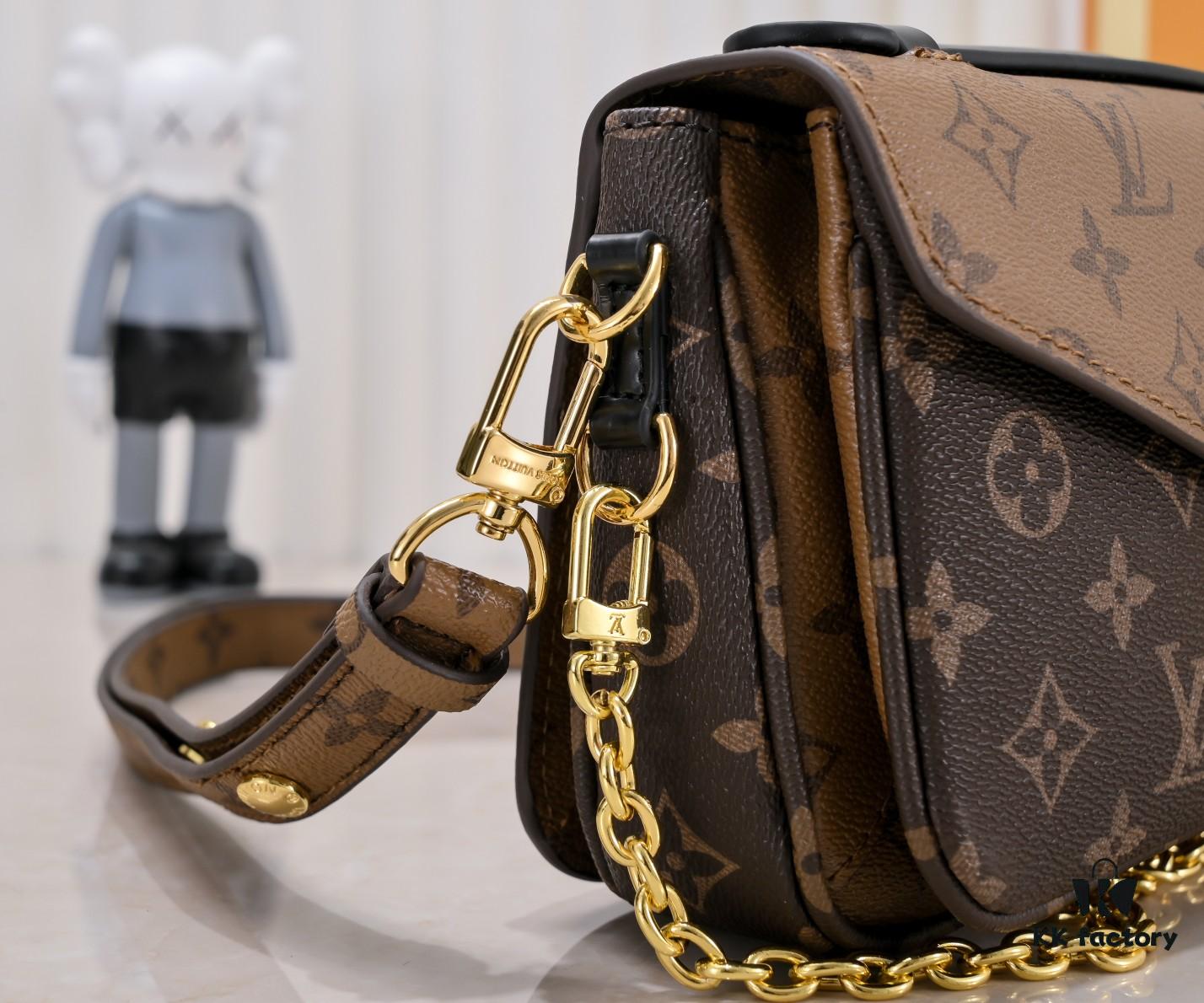 6930678c6e68136f4d9a4a42 Exclusive Real Photo - Upgraded Version ‼️ M46279 Monogram, Yellow Flower | LV Sling Bag Petite East West Métis Handbag