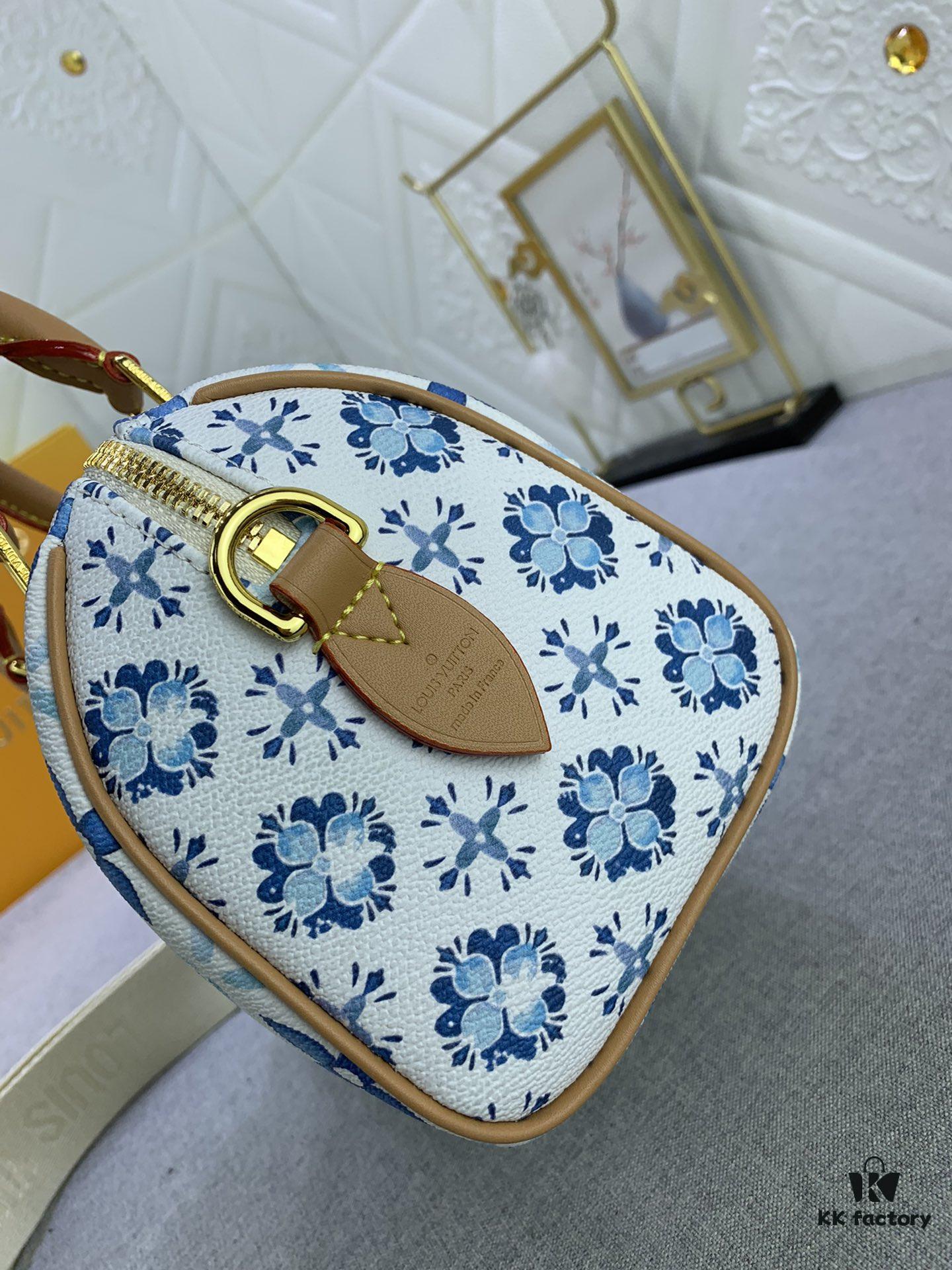 693067bb6e68136f4d9a4a9a Upgraded Original M11209 M46234 Speedy Bandoulière 20 Handbag from the LV By The Pool Collection