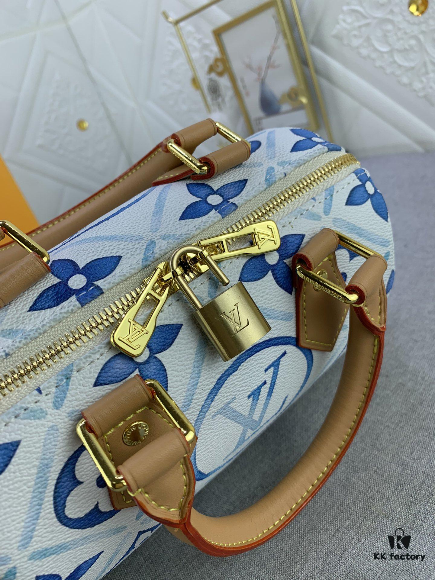 693067bd6e68136f4d9a4a9e Upgraded Original M11209 M46234 Speedy Bandoulière 20 Handbag from the LV By The Pool Collection