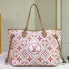 693067cc6e68136f4d9a4ab5 M24317 M40995 Neverfull MM Handbag in Monogram Tiles Canvas