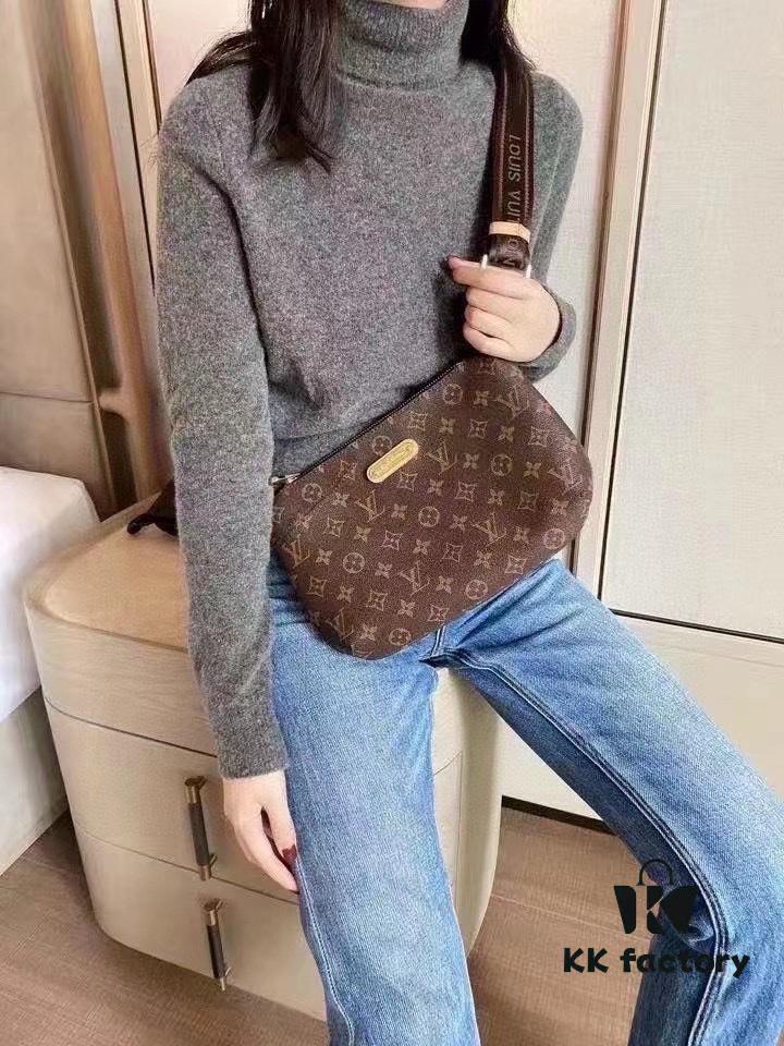 693067d96e68136f4d9a4ac7 Authentic LV M40719 Genuine Leather Popular Bag, Size: 30 x 16, Korean Vintage Style, Trendy and Practical