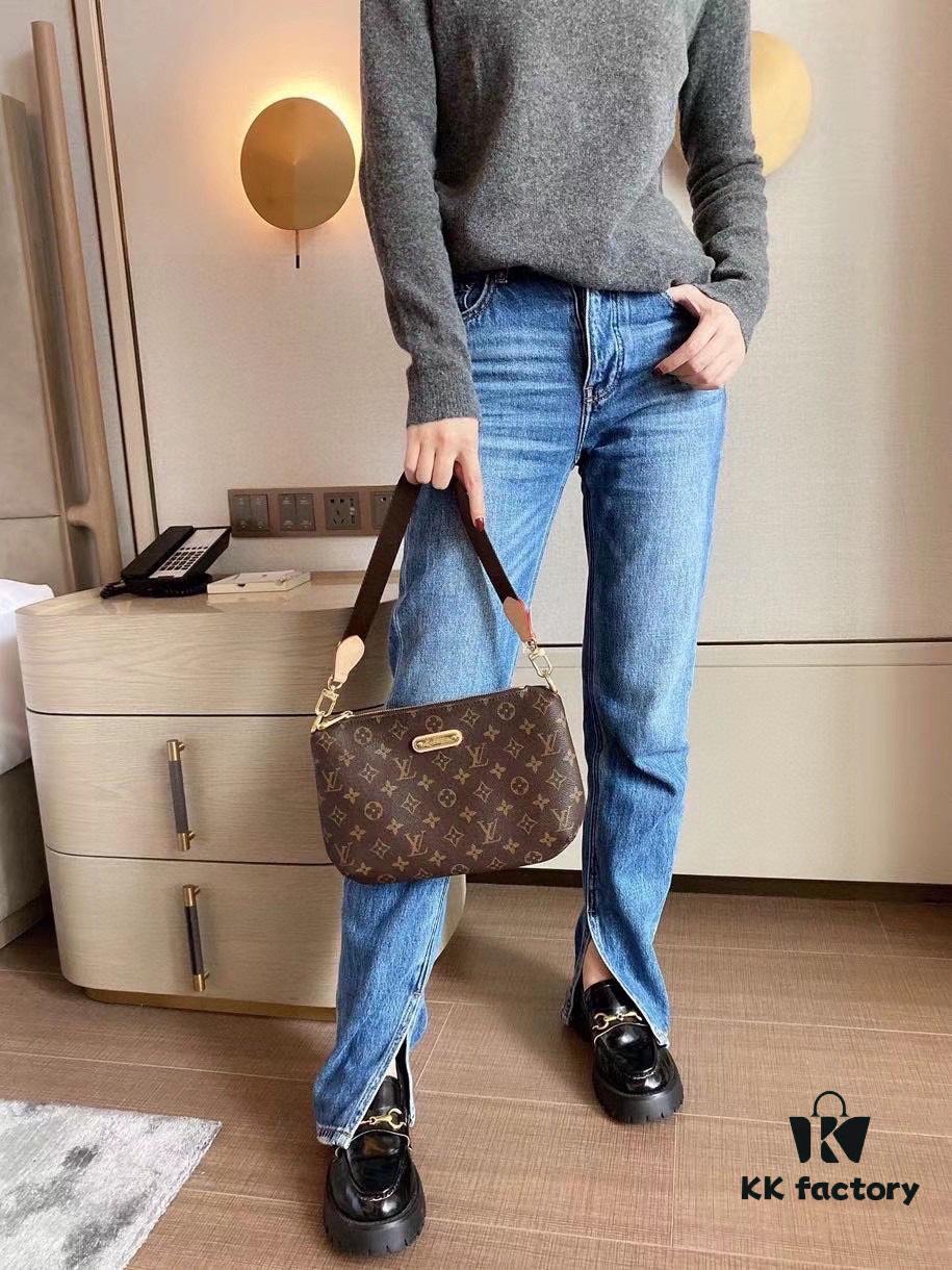 693067da6e68136f4d9a4ac8 Authentic LV M40719 Genuine Leather Popular Bag, Size: 30 x 16, Korean Vintage Style, Trendy and Practical