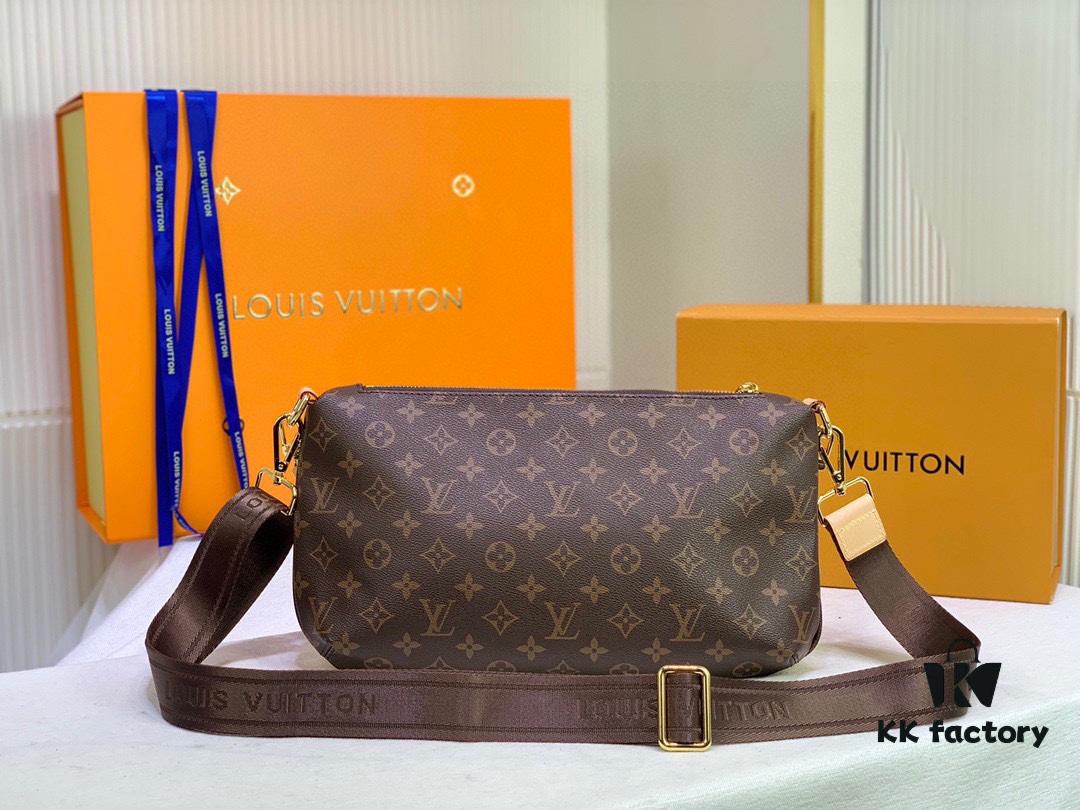 693067df6e68136f4d9a4ad0 Authentic LV M40719 Original Leather Popular Style Korean Vintage Bag Trendy and Practical