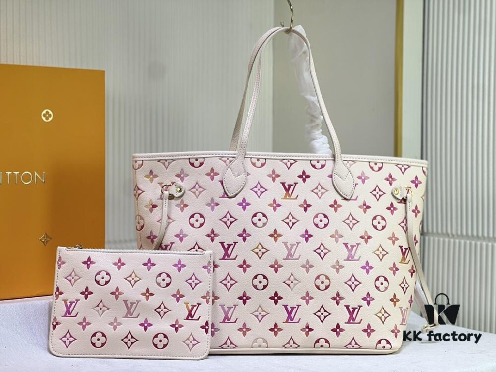 6930680b6e68136f4d9a4b09 NEVERFULL Medium Tote Bag m45684 m45685 m40995 (Embossed) MM Handbag