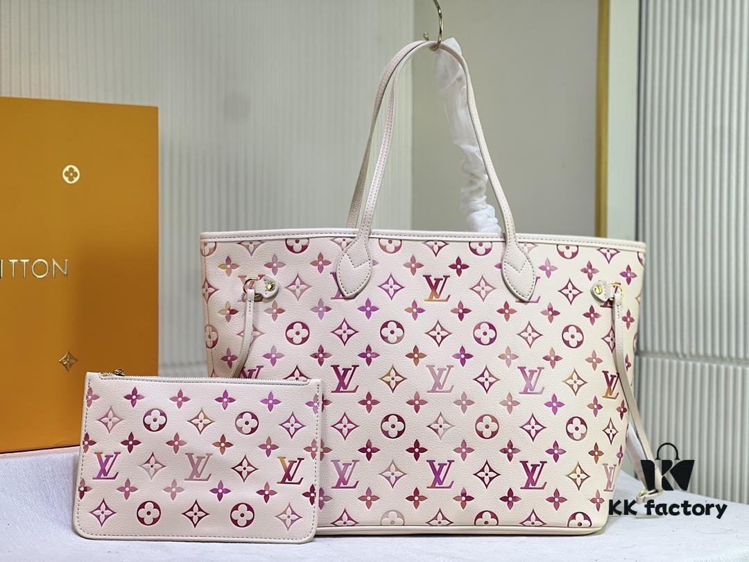 6930680b6e68136f4d9a4b09 NEVERFULL Medium Tote Bag m45684 m45685 m40995 (Embossed) MM Handbag