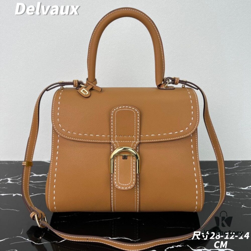 693068166e68136f4d9a4b19 Delvaux 2024 Spring-Summer Exotic Stitching Collection Brillant PM Bag