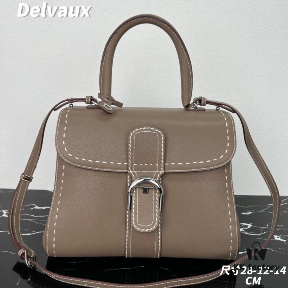 6930681b6e68136f4d9a4b21 Delvaux 2024 Spring-Summer Exotic Stitching Collection Brillant PM Bag
