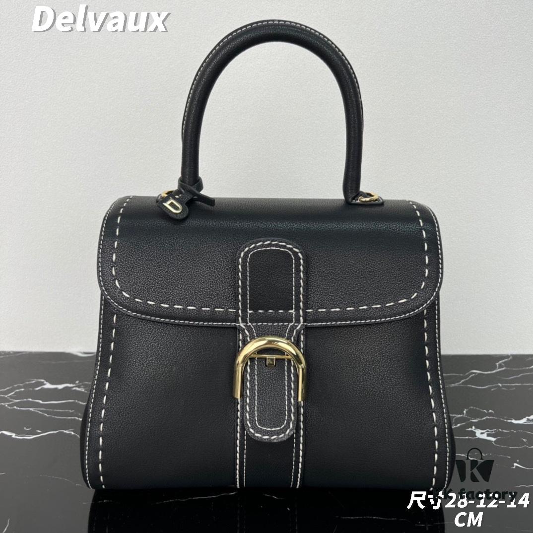 693068226e68136f4d9a4b2f Delvaux 2024 Spring-Summer Exposed Stitching Collection Brillant PM in Caramel Rodeo Calf Leather