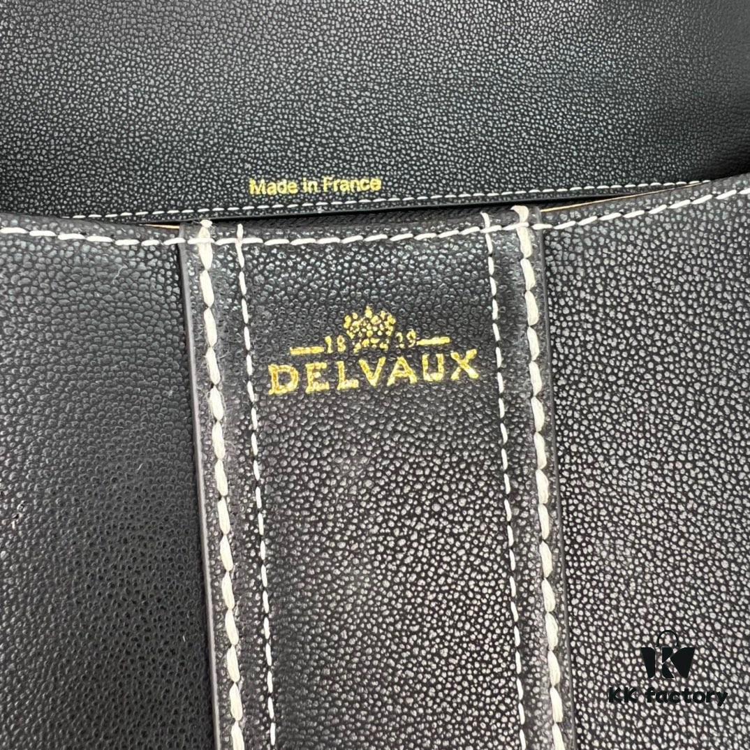 693068256e68136f4d9a4b33 Delvaux 2024 Spring-Summer Exposed Stitching Collection Brillant PM in Caramel Rodeo Calf Leather