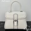 Delvaux 2024 Spring-Summer Exotic Stitching Collection Brillant PM Bag in Caramel