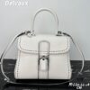 Delvaux 2024 Spring-Summer Exotic Stitching Collection Brillant PM Bag in Caramel