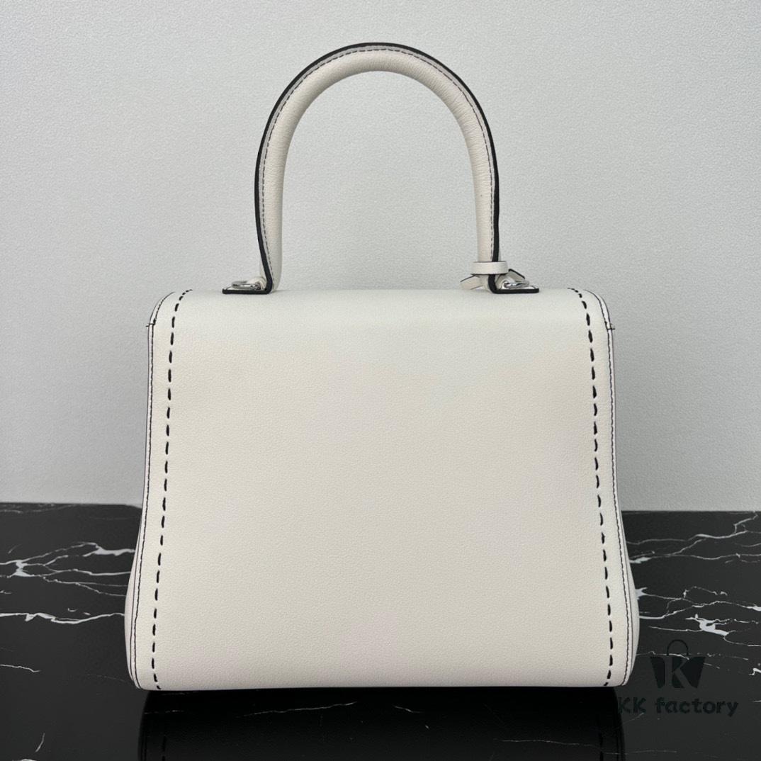 Delvaux 2024 Spring-Summer Exotic Stitching Collection Brillant PM Bag in Caramel