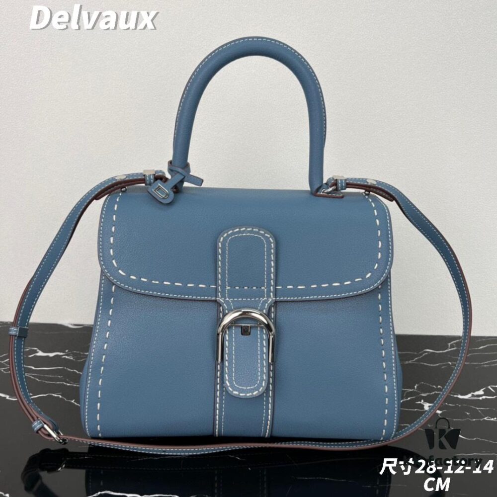 6930682c6e68136f4d9a4b3e New Arrival 🔥 Delvaux 2024 Spring/Summer Exposed Stitching Collection Brillant PM Bag