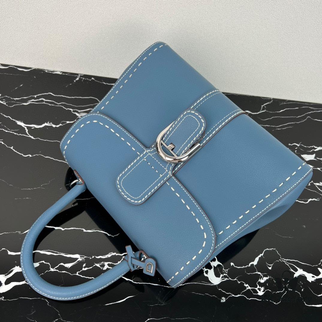6930682c6e68136f4d9a4b41 New Arrival 🔥 Delvaux 2024 Spring/Summer Exposed Stitching Collection Brillant PM Bag